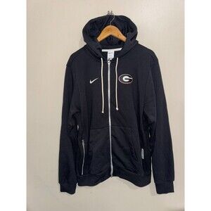 Nike UGA Georgia Bulldogs Football Team Issue PE On-Field FZ Hoodie Mens L NEW